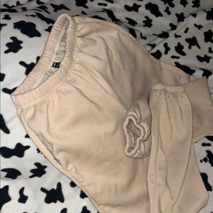 SHEIN Light Beige Lounge Pants